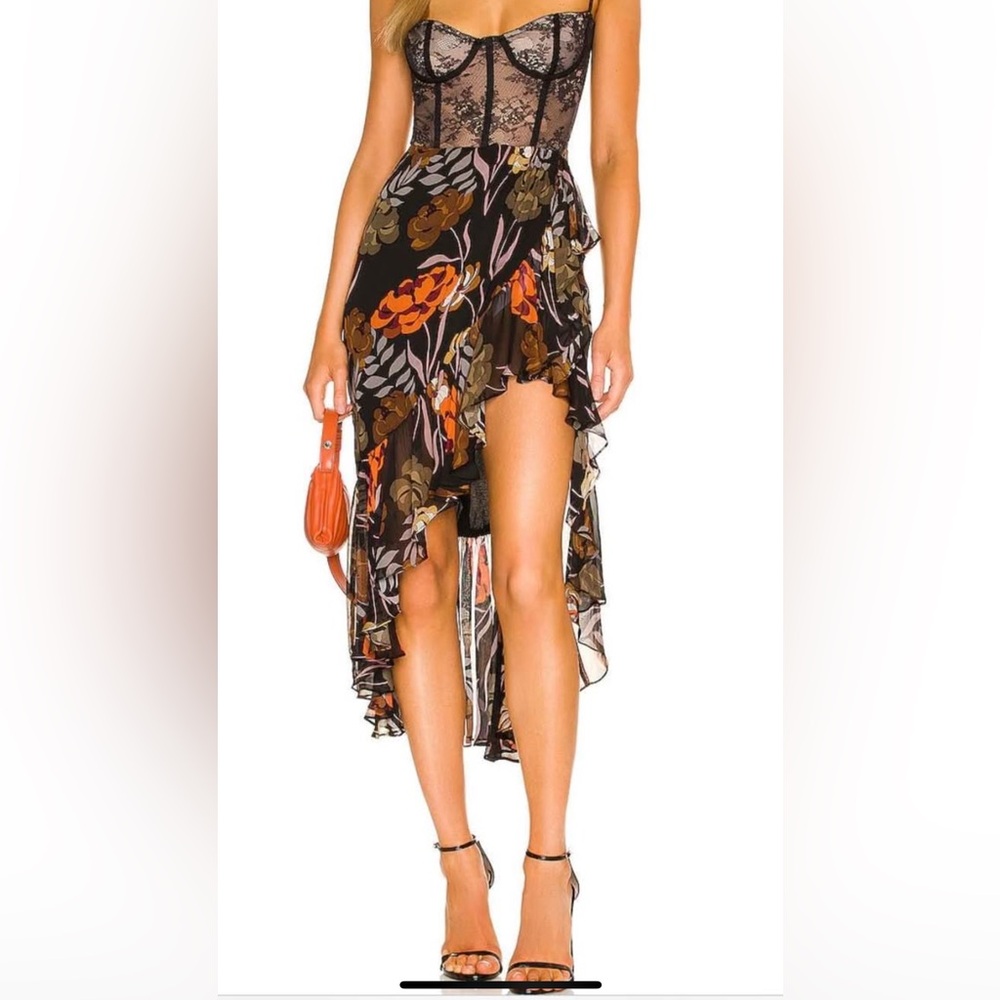 Kate take a sip Black and Orange Women's Dress